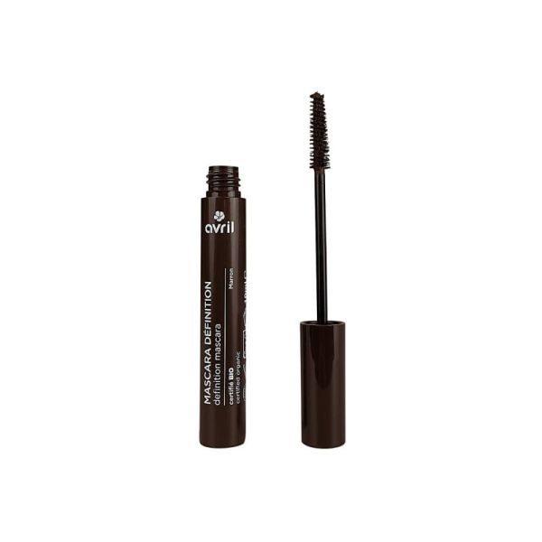Avril Mascara Waterproof Marron 10ml Bio