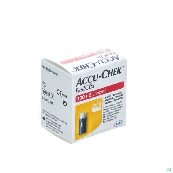 Accu Chek Mobile Fastclix Lancets  17 X6 5208475001