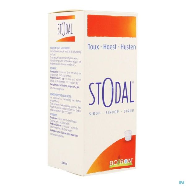 Stodal Sirop                  200 Ml Boiron