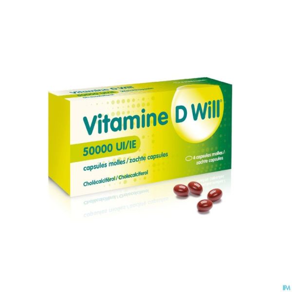Vitamine d will 50000ui caps molle 4