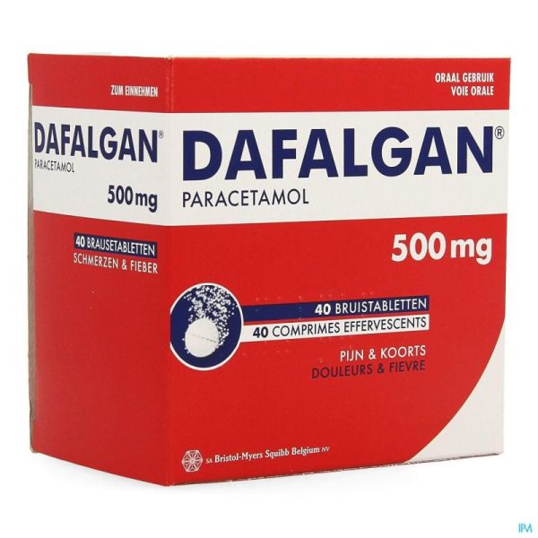 Dafalgan 500 Mg Comp Efferv. 40