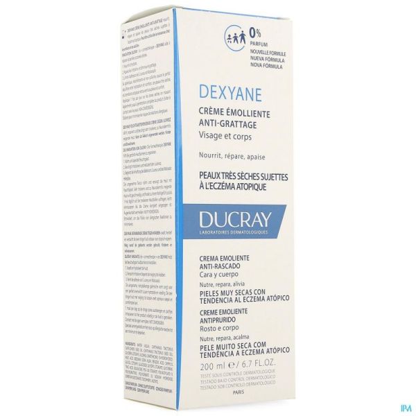 Ducray Dexyane Creme Emollient A/grattage 200ml Nf