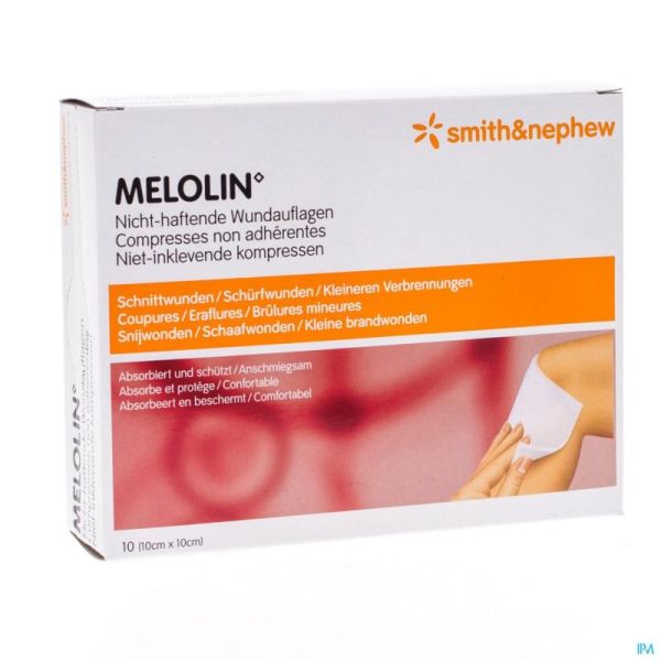 Melolin Cp Ster               10 X10 Cm  10 66030261