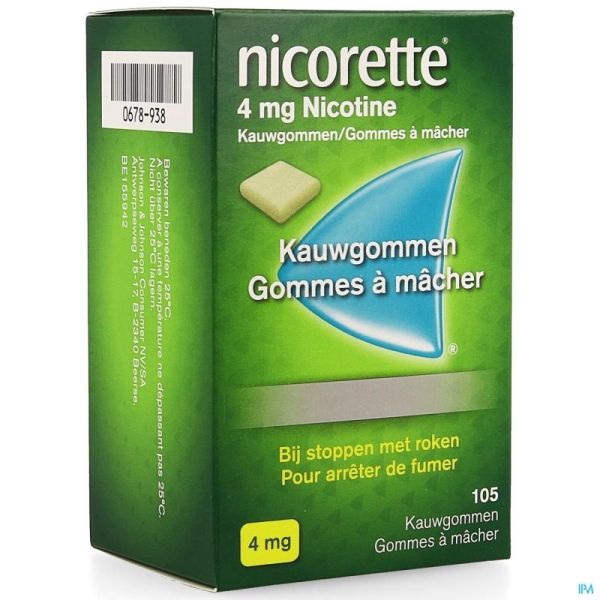 Nicorette Gomme Mach 105x4mg