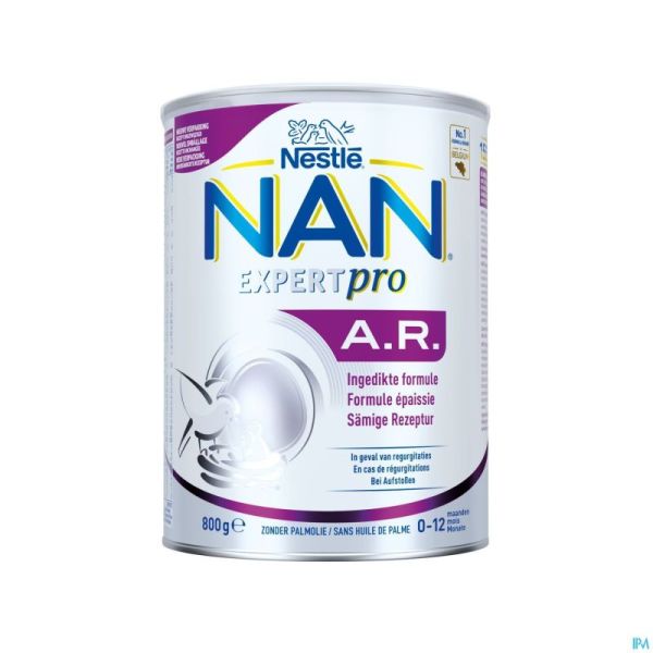 Nan expert pro a/regurgitations pdr 800g