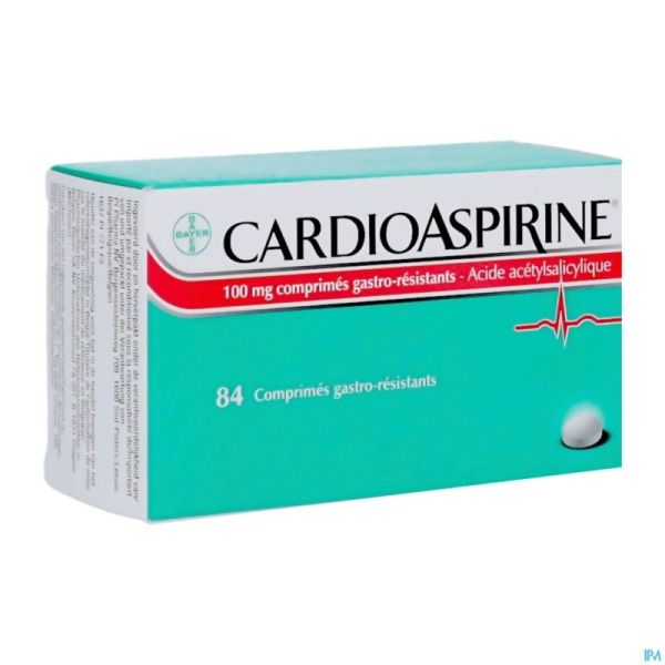 Cardioaspirine 100mg pi pharma comp gastro res.84