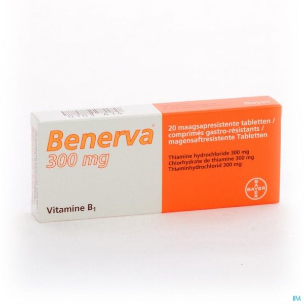 Benerva Tabl  20 X 300 Mg