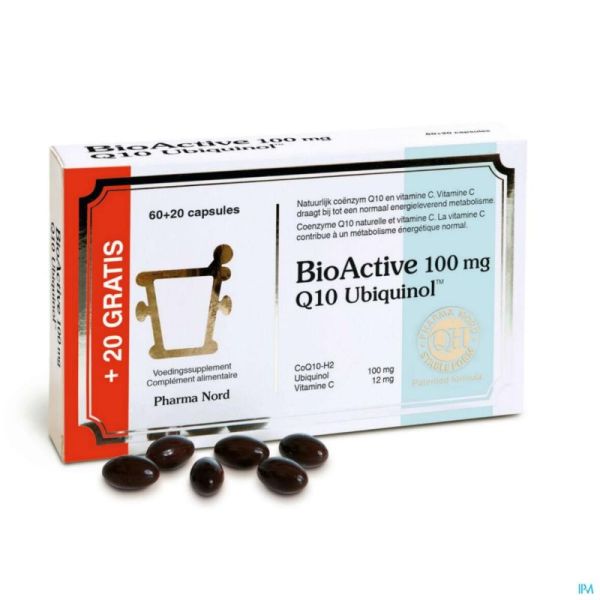 Bio Active Q10 100 Mg     Caps 60+20