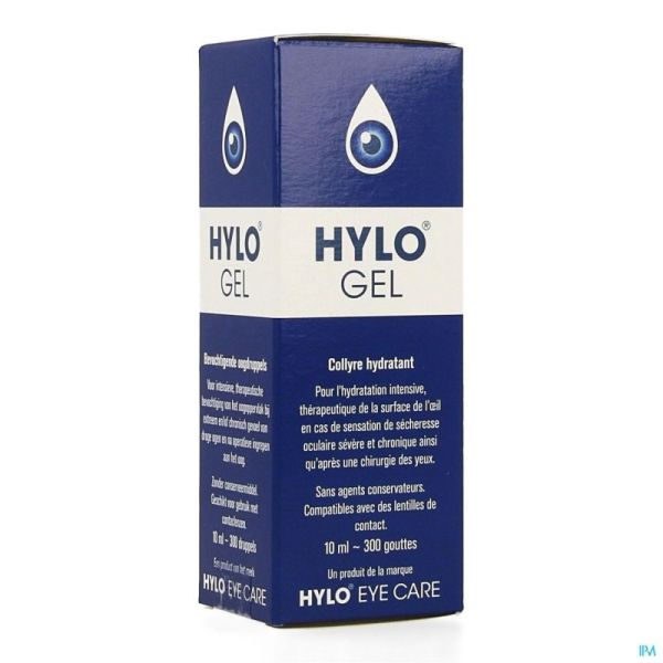 Hylo Gel Gutt Oculaires 10 Ml