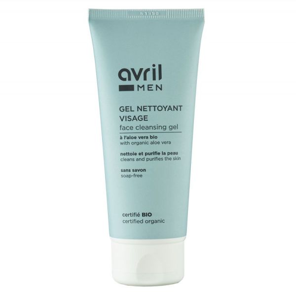 Avril Men gel nettoyant visage Bio 100 ml