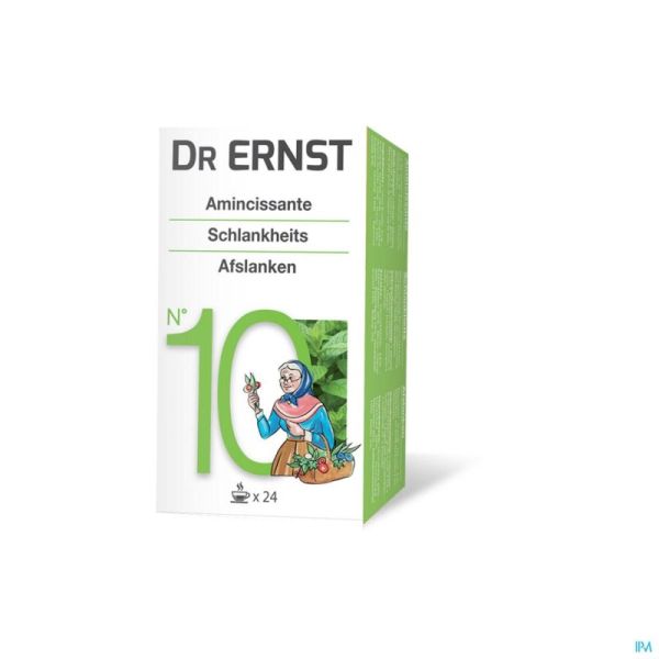 Dr Ernst Tisane N°10 Amaigrissante 20 filtrettes