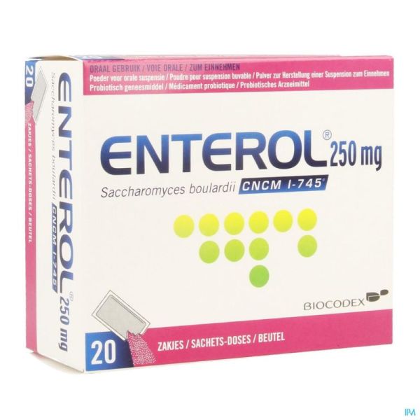 Enterol 250mg Pulv Sach 20