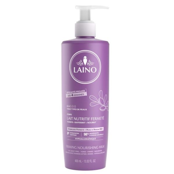 Laino lait raffermissant argan fl pompe 400ml