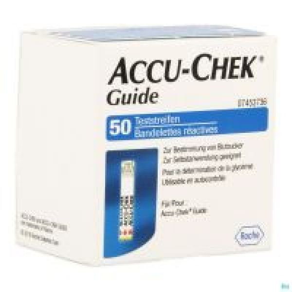 Accu Chek Guide Tests            50 Bandes