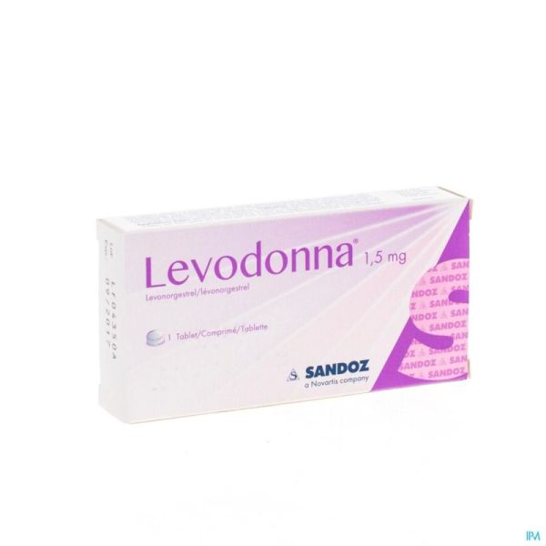 Levodonna 1,5 mg sandoz comp 1 x 1,5 mg