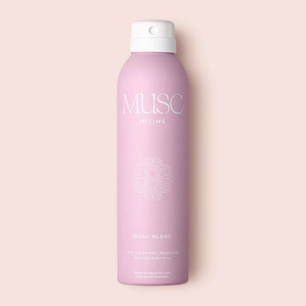 Musc intime lait corps musc blanc spray 200ml - L'irresitible