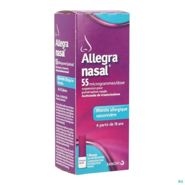 Allegra Nasal 55mcg/dose Susp Pulv. 120 Pulv.