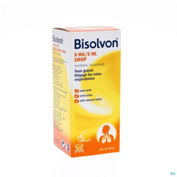 Bisolvon Sir 1 X 200ml 8mg/5ml