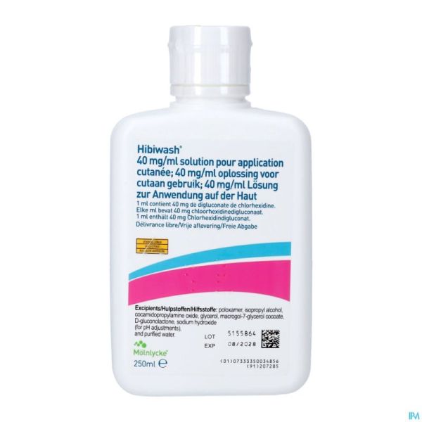 Hibiwash 40mg/ml sol cutanee 250ml