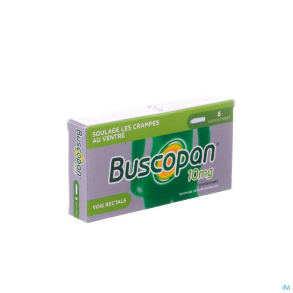 Buscopan Supp 6 X 10mg