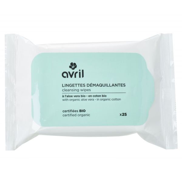 Avril 25 Lingettes Démaquillantes Bio