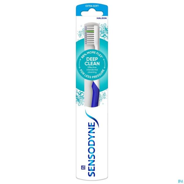 Sensodyne deep clean brosse a dents extra soft