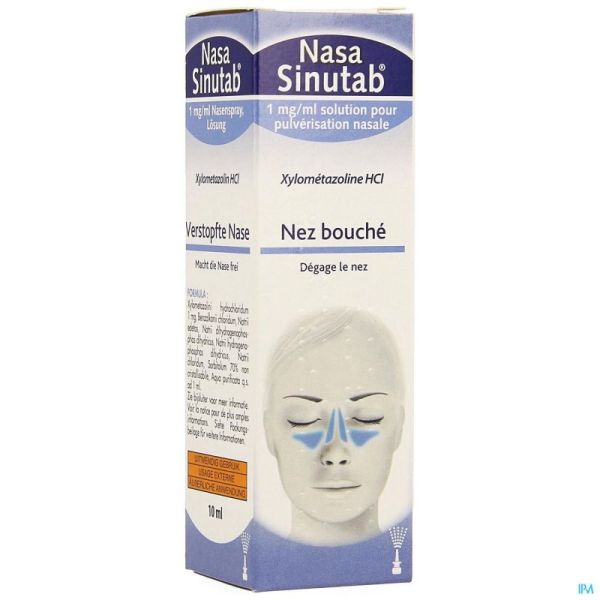 Nasasinutab Spray 10 Ml 0,1%