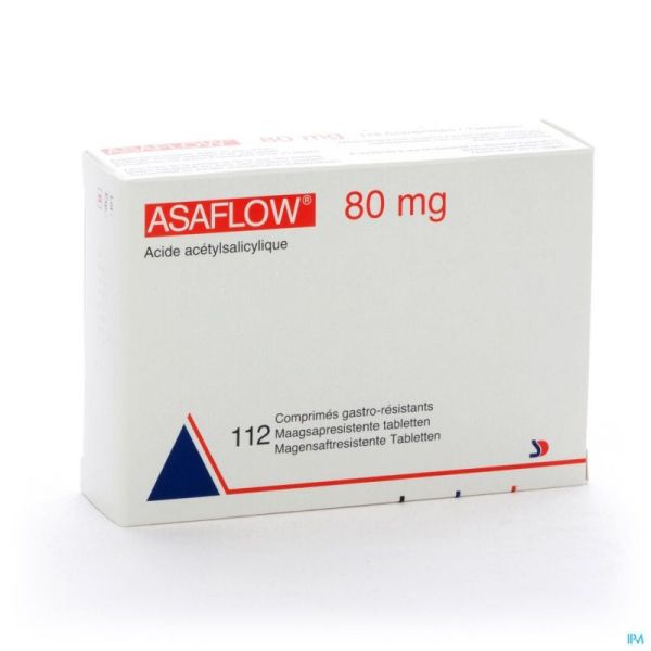 Asaflow  80 Mg Comp Gastro Resist Bli 112 X 80 Mg