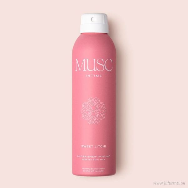 Musc intime lait corps Spray Sweet Litchi La Délicieuse 200ml