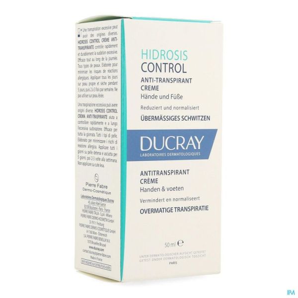 Ducray Hidrosis Control Creme 50ml