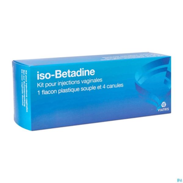 Iso betadine kit injections vaginales canules 4