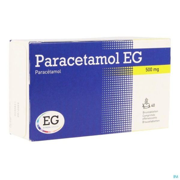 Paracetamol eg 500 mg comp eff. 40x500mg