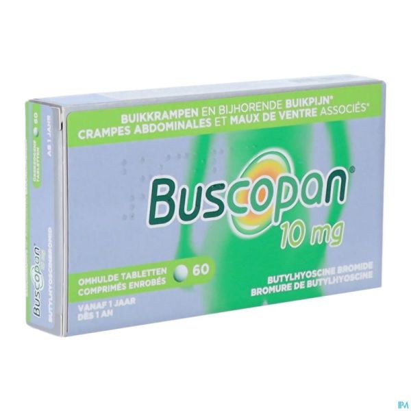 Buscopan 10mg pi pharma comp enrobe 60