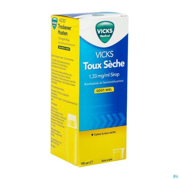 Vicks toux seche sirop 180ml