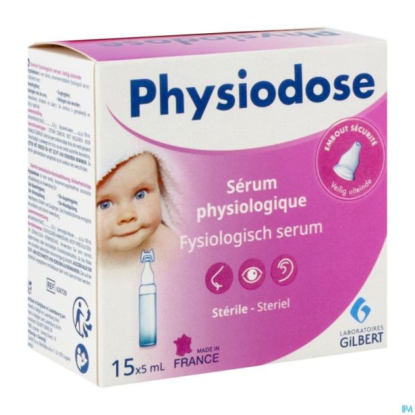 Physiodose sol nasal-ophtalmique 15x5ml
