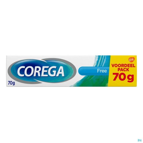 Corega free creme adhesive 70g