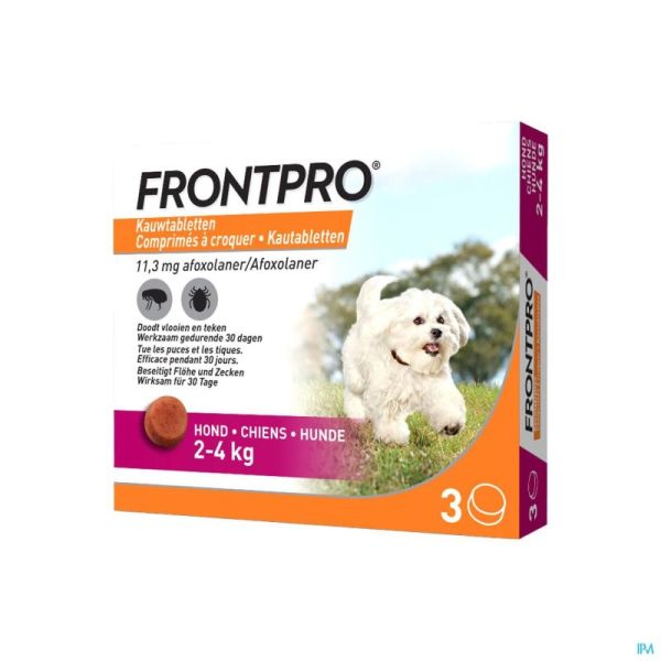 Frontline Spot-On Chien S 2 à 10 kg - 4 x 0.67 ml - Pharmacie en