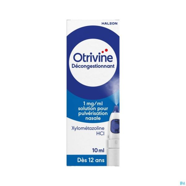Otrivine decongestionnant 1mg/ml sol pulv 10ml